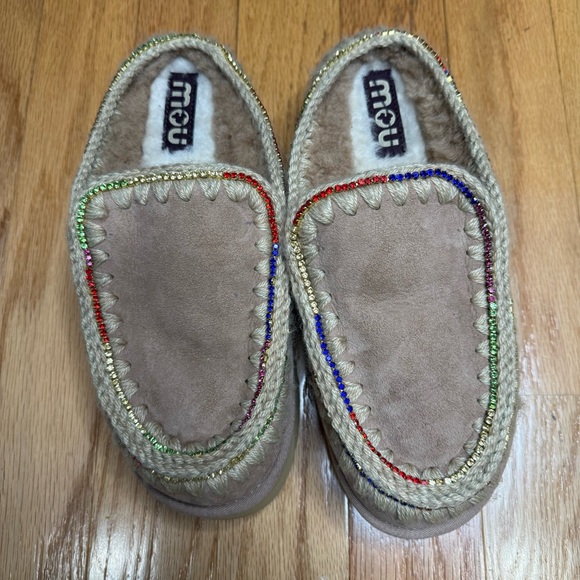 *NEW* Free People x MOU Whistler Slipper in camel, size 10 - Picture 4 of 7